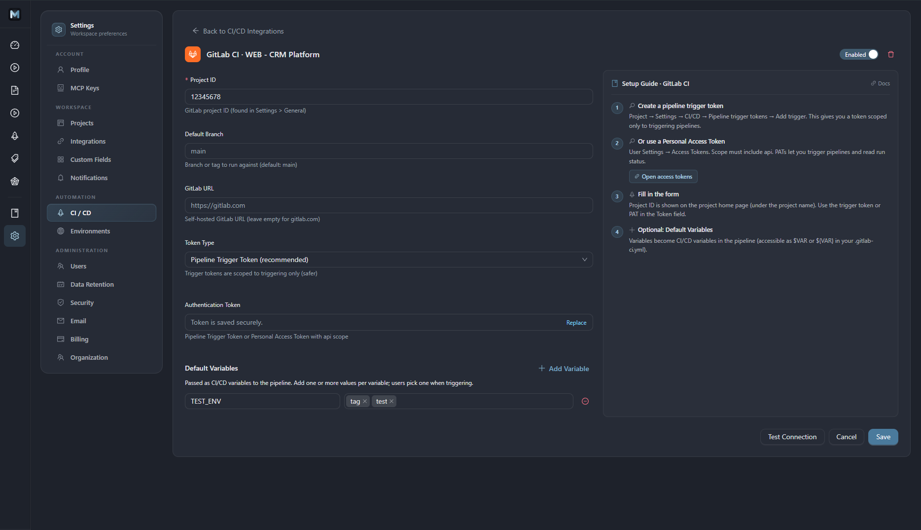 CI Job Triggering preview