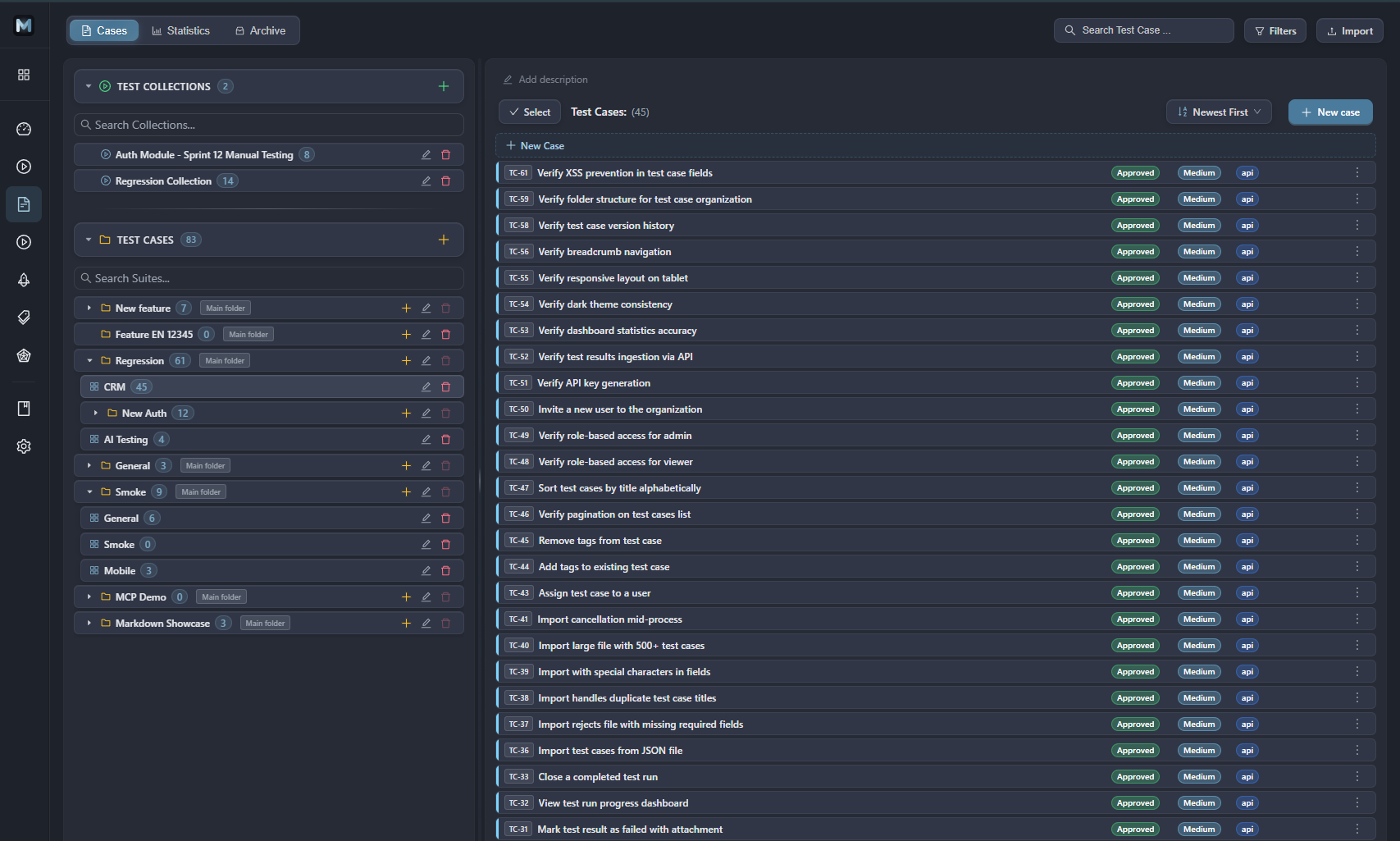 Test Case Management preview